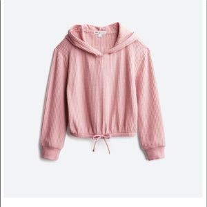 Love Glam Girl Ela Brushed Cinched Bottom Hoodie Size 8-10